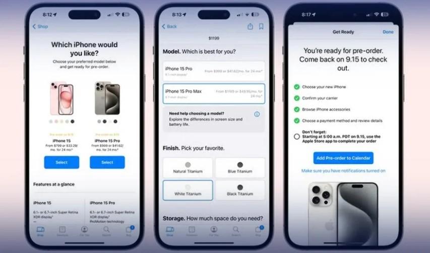 How to pre-order the iPhone 15 series