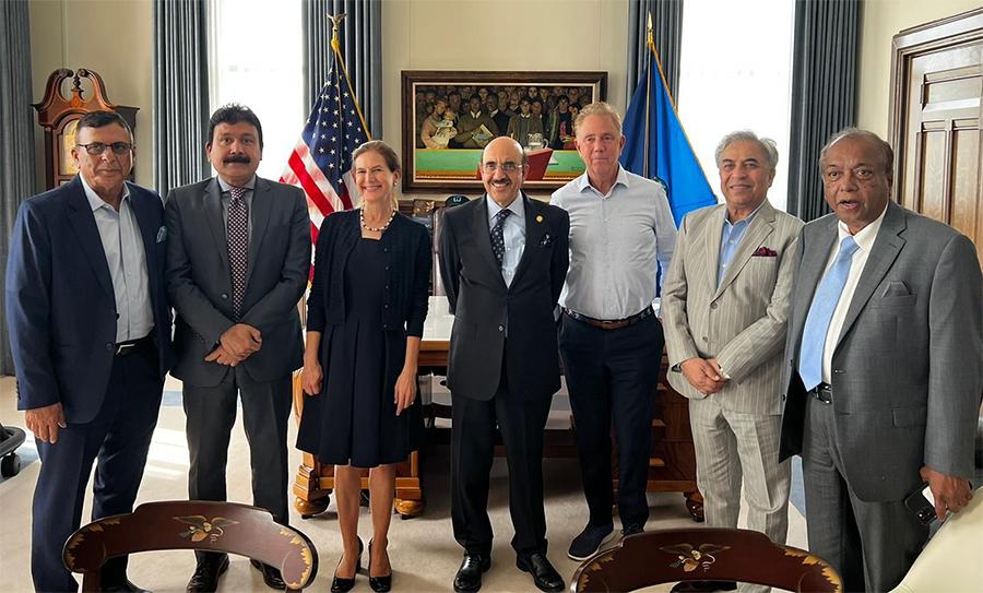 امریکہ پاکستان کی سب سے بڑی برآمدی منڈی ہے،دو طرفہ تجارت 11 بلین ڈالر ہے، مسعود خان