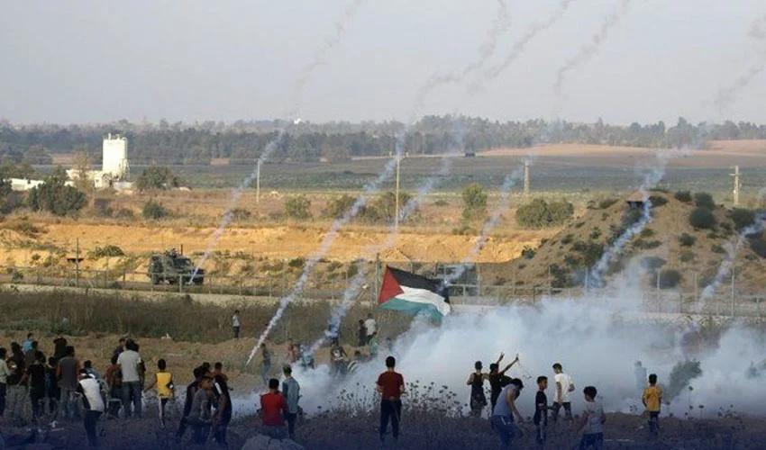 Five Palestinians martyred after blast near Gaza border