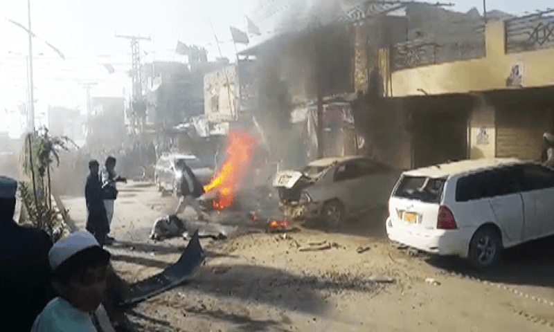 Blast near JUI-F leader's vehicle in Mastung