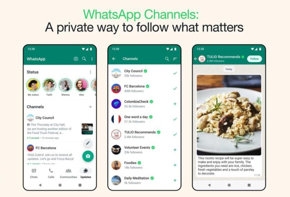 WhatsApp introduces new channels feature