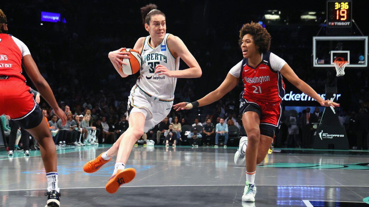 Liberty beat Mystics in OT thriller to reach semis