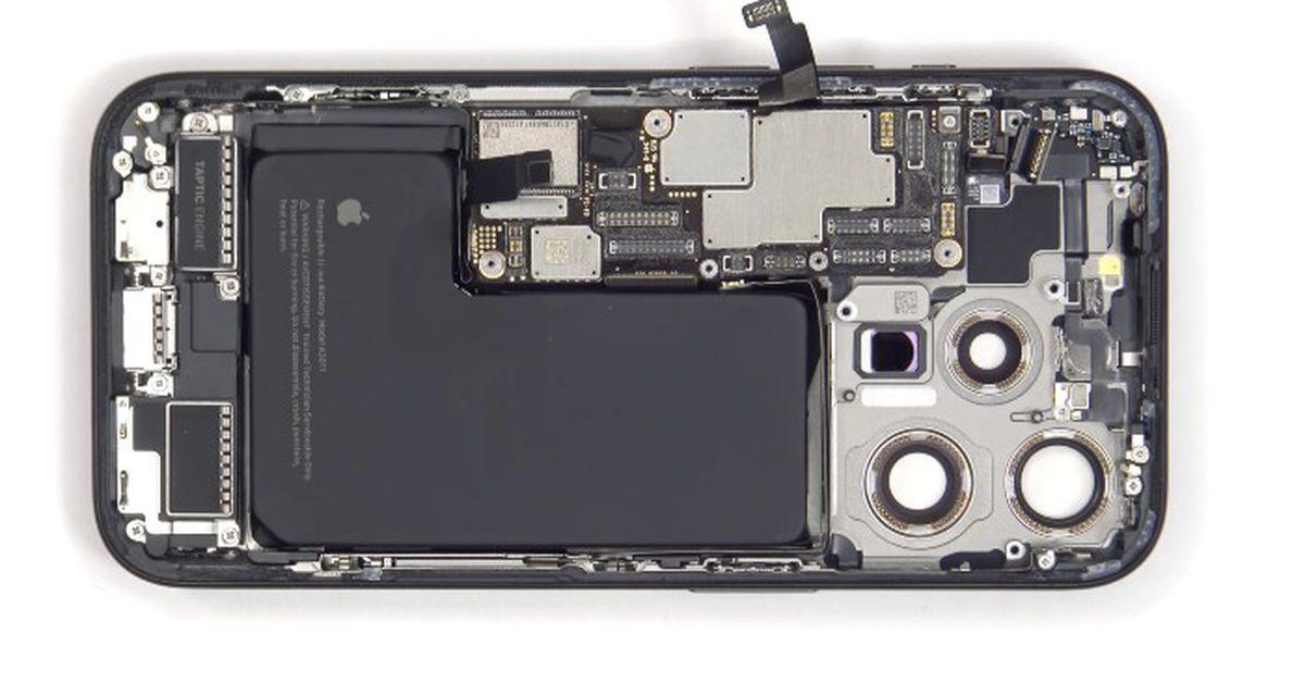 An early iPhone 15 Pro teardown looks inside Apple’s new flagship phone