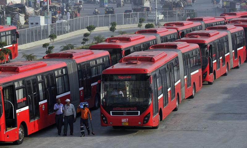 Fire erupts in Lahore metro bus station ticket booth