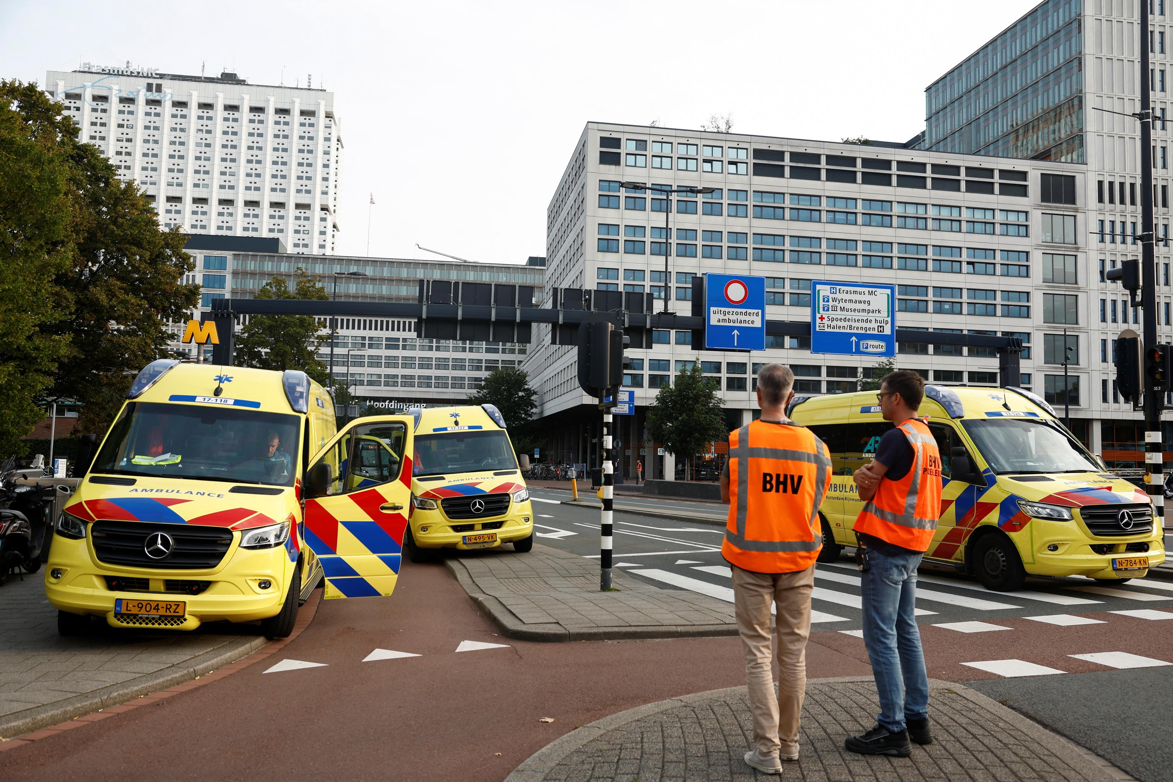 Student gunman kills two in Rotterdam university shooting