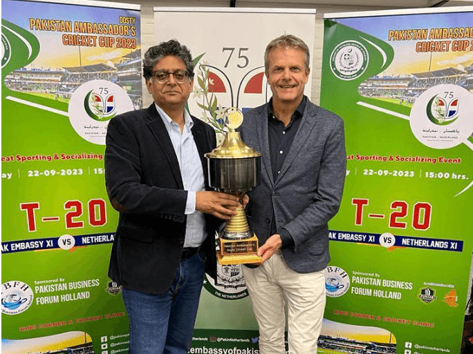 Pak Embassy Netherlands organizes ‘Dosty Pakistan Ambassador Cricket Cup 2023’