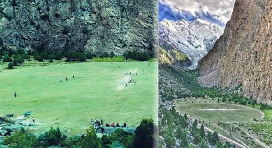 چیف سیکرٹری راکا پوشی کرکٹ ٹورنامنٹ بلند ترین قدرتی سٹیڈیم میں شروع ہو گیا