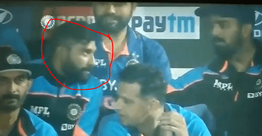 ویڈیو: روہت شرما کی فاسٹ بولر سراج کو تھپڑ مارنے کی ویڈیو وائرل