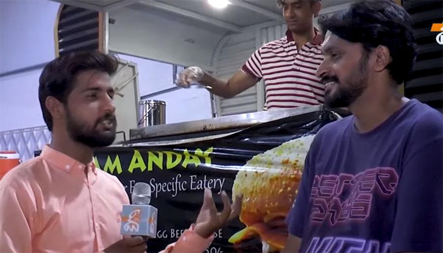 نوکری نہیں ایم بی اے کرکے فوڈ سٹال لگانے والا نوجوان