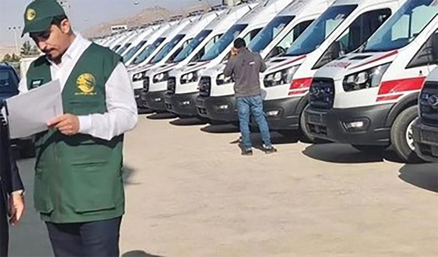 سعودی عرب کے شاہ سلمان مرکز ترکیہ کی وزارت صحت کو 20 ایمبولینسز حوالے کردیں