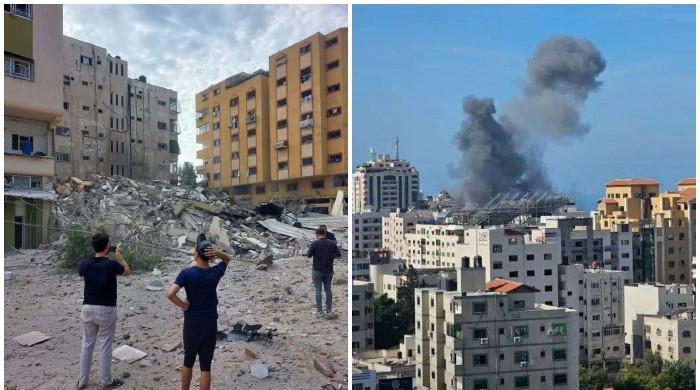 اسرائیلی فضائی حملوں میں 198 فلسطینی شہید،متعددزخمی