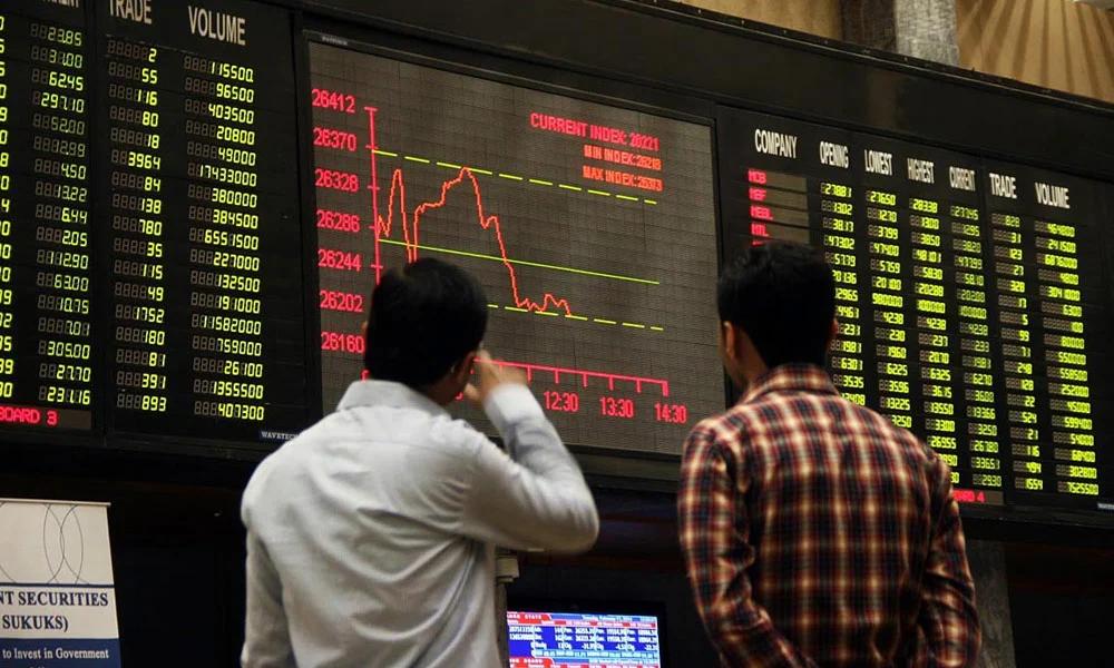 اسٹاک ایکچینج 100انڈیکس  میں 228 پوائنٹس کا اضافہ ہوگیا