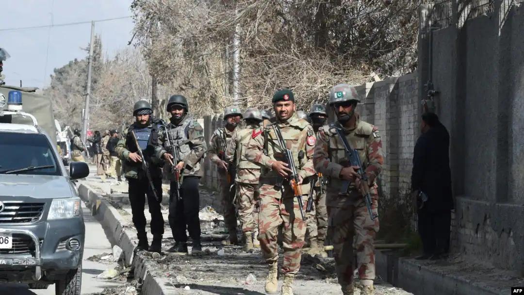 بلوچستان سیکیورٹی فورسز کا آپریشن ،5دہشت گرد ہلاک ،میجر اور حوالدار شہید