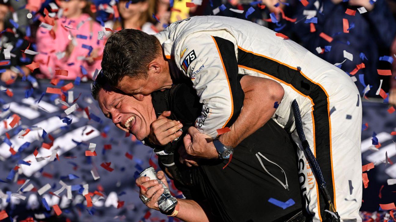 Allmendinger wins at Roval; playoffs final 8 set