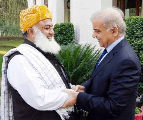 Shehbaz, Fazl meet, pledge collaboration