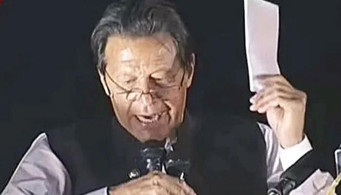 Imran Khan approaches court to stop cypher case’s proceedings