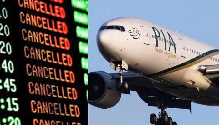 Eight flights of PIA canceled and delayed