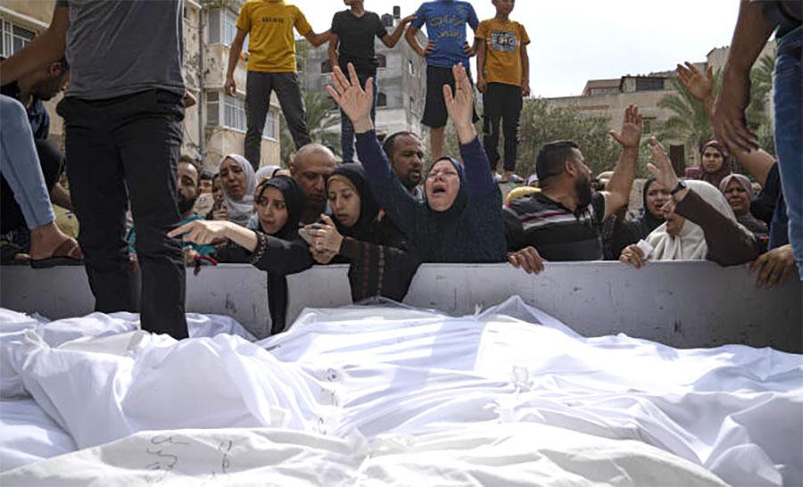 غزہ میں فلسطینیوں کی ہلاکتوں کی تعداد 1570 تک پہنچ گئی