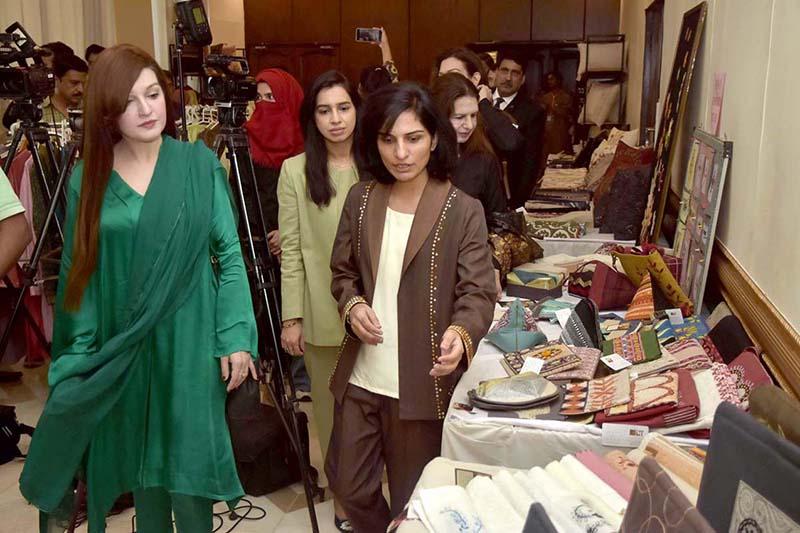 Handicrafts play vital role for economy development: Mushaal Malik