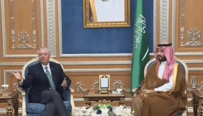 سعودی ولی عہد شہزادہ محمد بن سلمان سے امریکی سینیٹر کی ملاقات