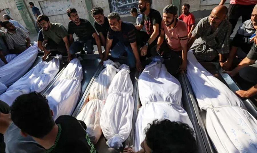 اسرائیلی فوج کے غزہ پر حملے ، 70 فلسطینی شہید