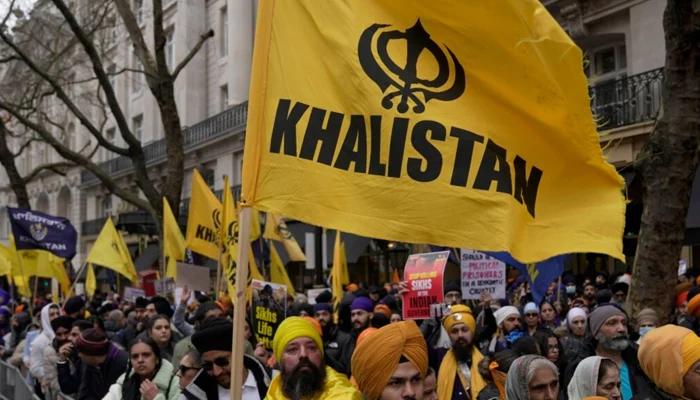 امریکا میں بھارتی سفارتخانے کے باہر سکھوں کا احتجاج