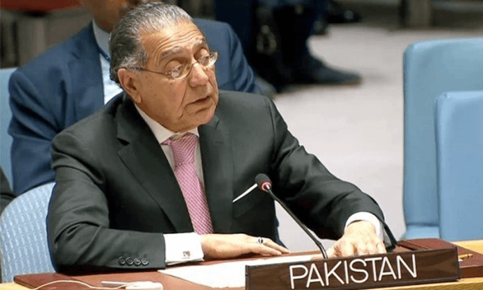 اقوام متحدہ کی بہت سی کامیابیوں کے باوجودفلسطینیوں  اور کشمیر یوں کے لیے  آزادی حاصل کرنے میں ناکام رہی، منیر اکرم