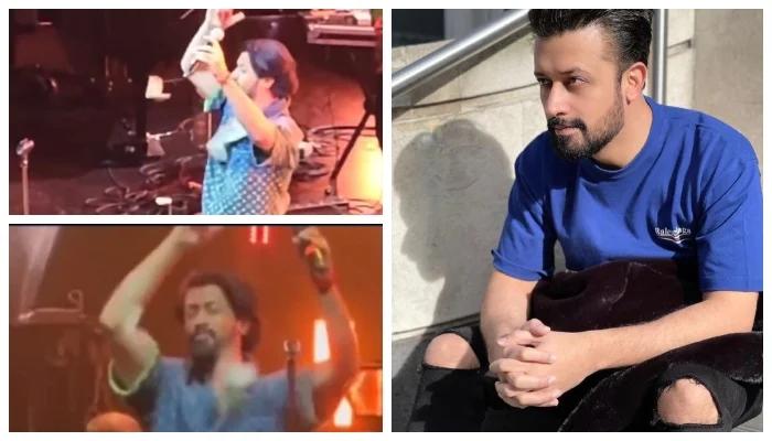 Atif Aslam responds to fan throwing money at him during concert