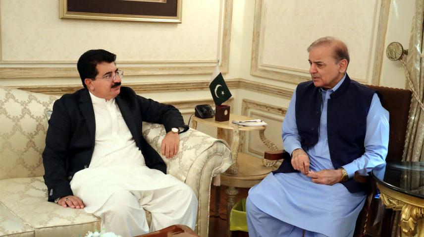 Senate Chairman, PML-N President discuss issues of mutual interest