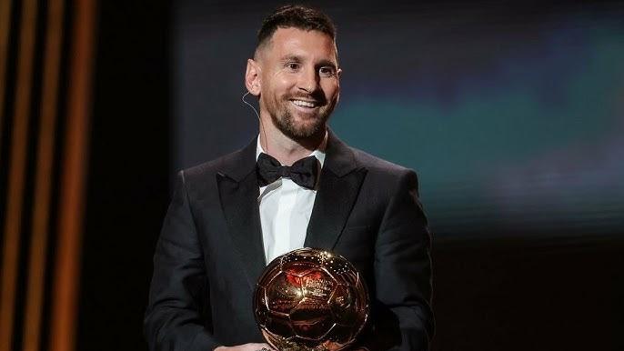 Messi wins 'Ballon d'Or' for eighth time