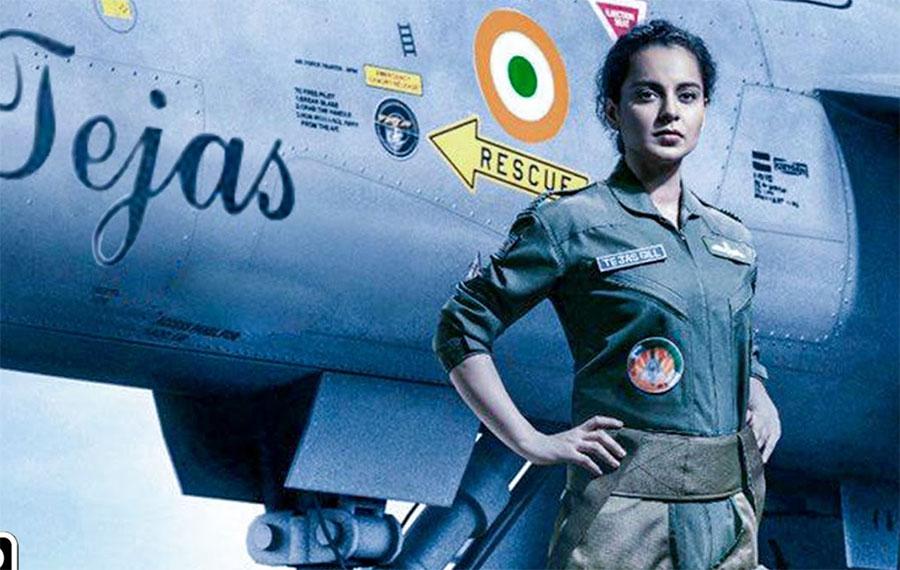 کنگنا رناوت کی فلم 'تیجس' ملین کا ہندسہ عبور کرنے میں ناکام