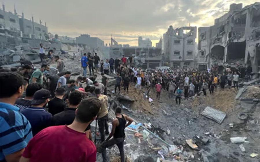 اسرائیلی افواج کا جبالیا کے بعد البریج کیمپ پر حملہ