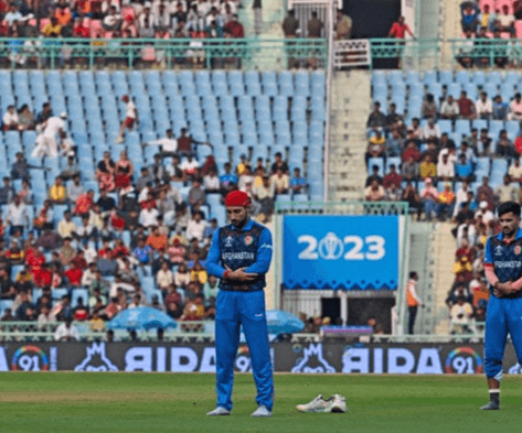 Afghan cricket players' prayerful pause wows World Cup2023  fans