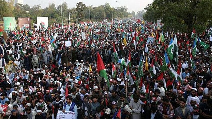 Rallies held in Islamabad in solidarity with Palestinians