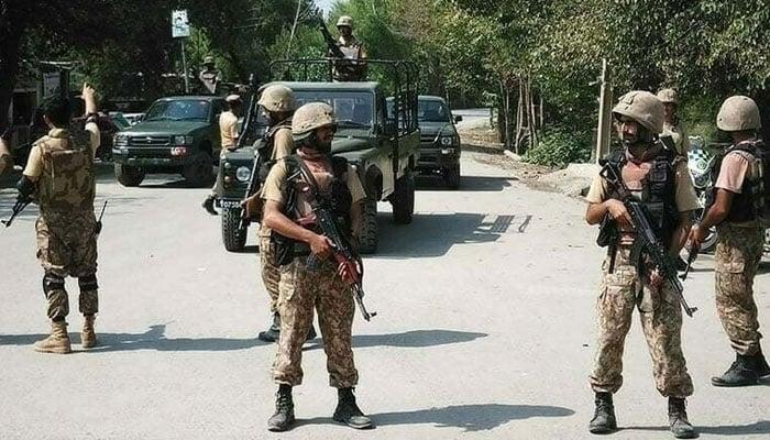 Two civil servants, soldier martyred as terrorists open fire on vehicle