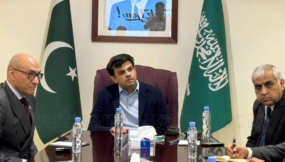 سعودی عرب  منصوبوں میں پاکستانی پیشہ ور افراد کی شمولیت کو بڑھائیں گے ،جواد سہراب ملک