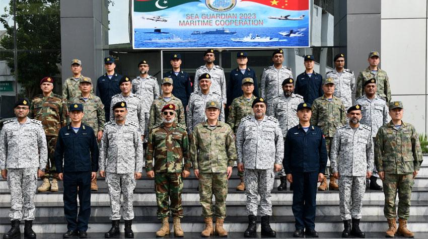 Pak-China joint naval exercise Sea Guardian-2023 culminates