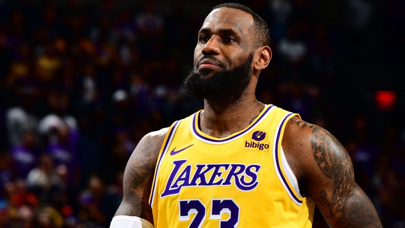 LeBron ruled out vs. Blazers with calf contusion