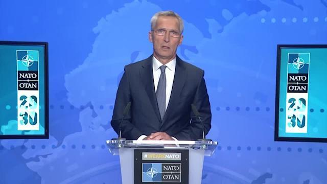 NATO warns of military strikes if Taliban host terrorists again