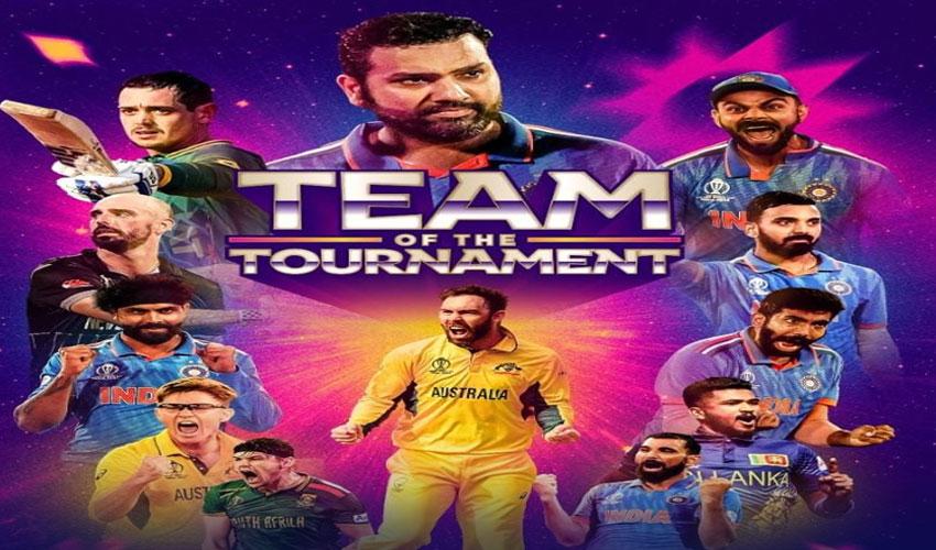 ICC announces Team of the Tournament World Cup 2023