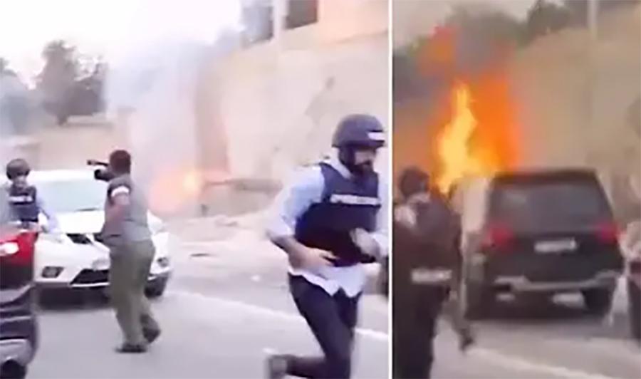 لبنان میں اسرائیلی راکٹ حملے میں دو صحافی ،ایک شہری جاں بحق