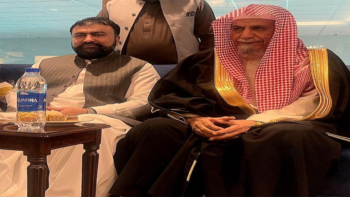 Imam-e-Kaaba Saleh Bin Abdullah Bin Humaid arrives in Islamabad