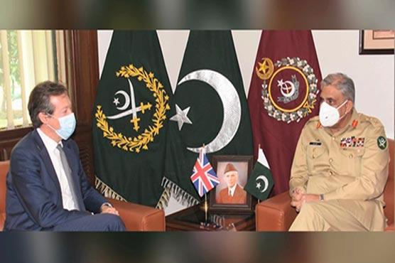 Army chief, British ambassador discuss regional stability including Afghanistan situation