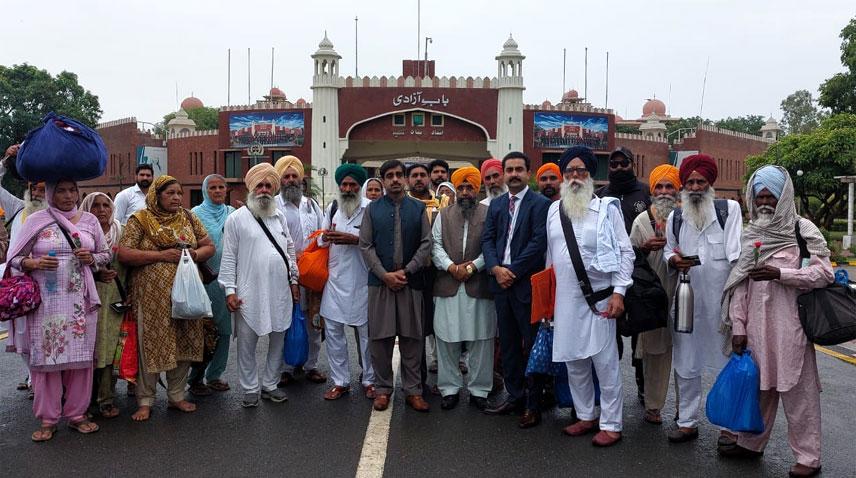 Sikh Yatrees arrive to celebrate birth anniversary of Baba Guru Nanak