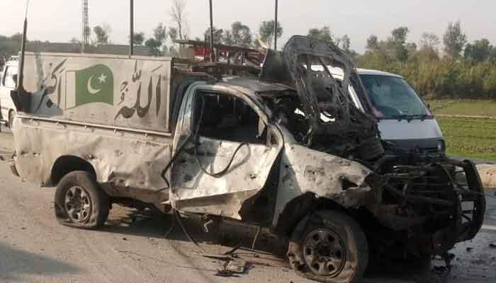 Two martyred as Afghani suicide attacks on security convoy 