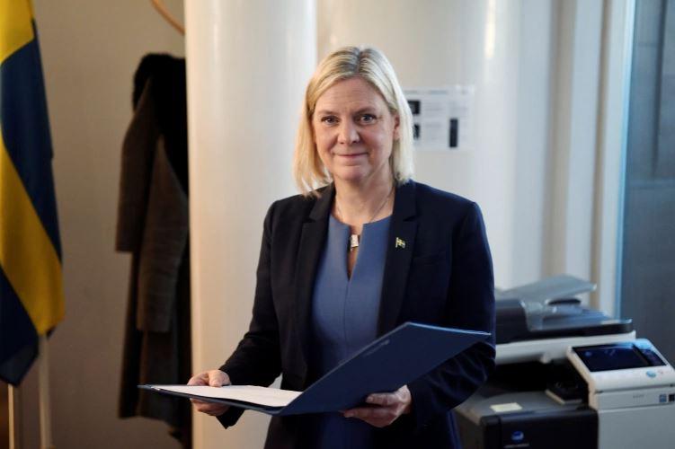 Sweden's first female PM resigns hours after appointment