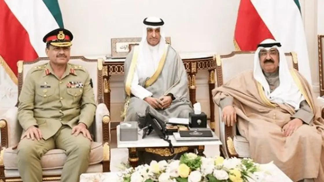 جنرل عاصم منیر کی کویت کے ولی عہد شیخ مشعل الجابر الصباح سے ملاقات