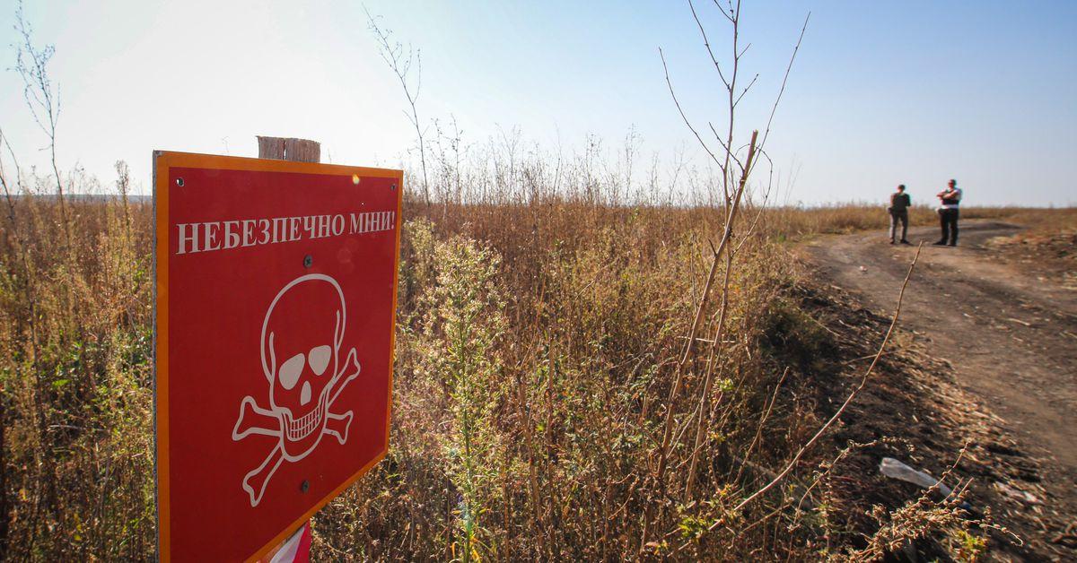 There are now more land mines in Ukraine than almost anywhere else on the planet