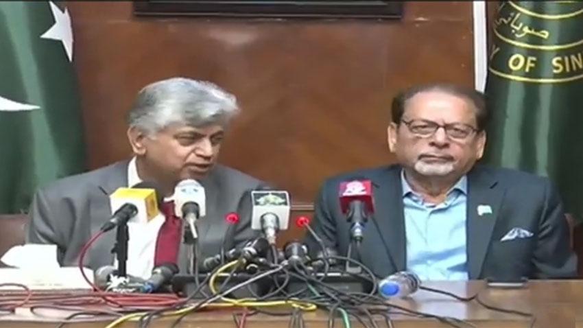 مرتضیٰ سولنگی کی سندھ کے وزیر اطلاعات محمد احمد شاہ سے ملاقات ،بر وقت انتخابات کی یقین دہانی