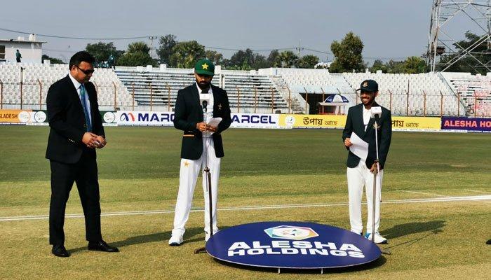 چٹاگانگ ٹیسٹ: بنگلادیش کا پاکستان کیخلاف ٹاس جیت کر بیٹنگ کا فیصلہ